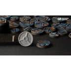 Gamers Grass GGB-SPR32 Battle Ready Bases Spaceship Corridor Round 32mm (x8)