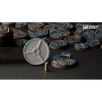 Gamers Grass GGB-SPR40 Battle Ready Bases Spaceship Corridor Round 40mm (x5)