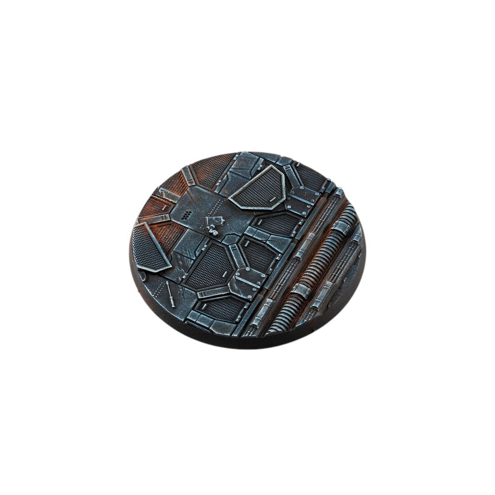 Gamers Grass GGB-SPR80 Battle Ready Bases Spaceship Corridor Round 80mm (x1)