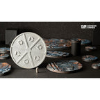 Gamers Grass GGB-SPR80 Battle Ready Bases Spaceship Corridor Round 80mm (x1)