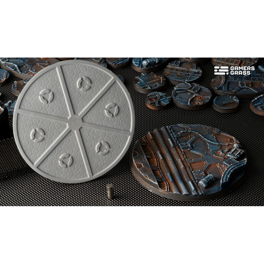 Gamers Grass GGB-SPR100 Battle Ready Bases Spaceship Corridor Round 100mm (x1)
