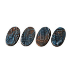 Gamers Grass GGB-SPO60 Battle Ready Bases Spaceship Corridor Oval 60mm (x4)