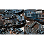 Gamers Grass GGB-SPO60 Battle Ready Bases Spaceship Corridor Oval 60mm (x4)