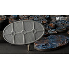Gamers Grass GGB-SPO90 Battle Ready Bases Spaceship Corridor Oval 90mm (x2)