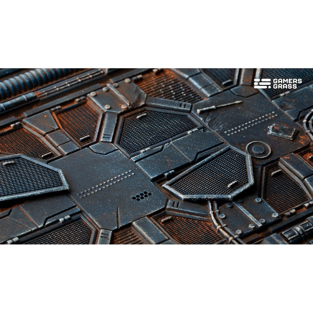 Gamers Grass GGB-SPO120 Battle Ready Bases Spaceship Corridor Oval 120mm (x1)