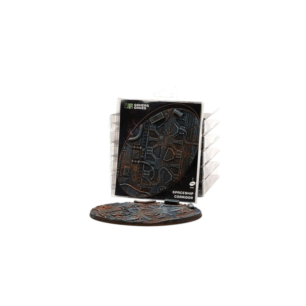 Gamers Grass GGB-SPO170 Battle Ready Bases Spaceship Corridor Oval 170mm (x1)
