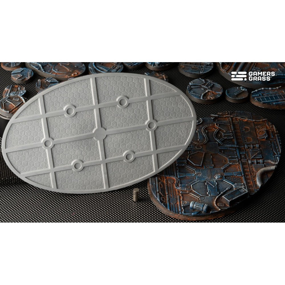 Gamers Grass GGB-SPO170 Battle Ready Bases Spaceship Corridor Oval 170mm (x1)