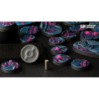 Gamers Grass GGB-AIR25 Battle Ready Bases Alien Infestation Round 25mm (x10)
