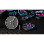 Gamers Grass GGB-AIR40 Battle Ready Bases Alien Infestation Round 40mm (x5)