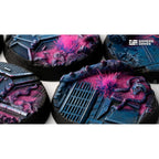 Gamers Grass GGB-AIR40 Battle Ready Bases Alien Infestation Round 40mm (x5)