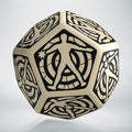 Q Workshop D12 Beige & black Hit Location die