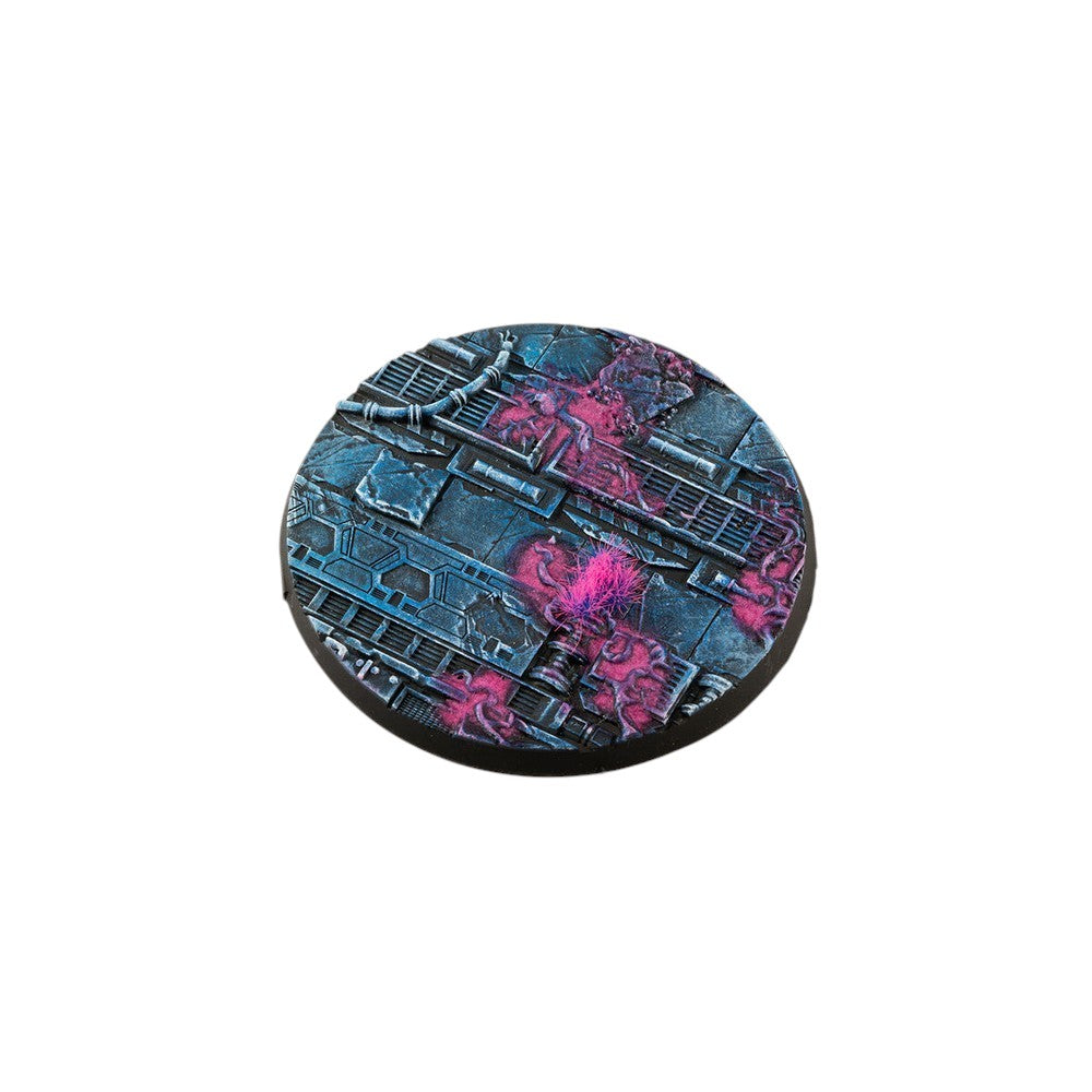 Gamers Grass GGB-AIR80 Battle Ready Bases Alien Infestation Round 80mm (x1)