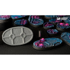 Gamers Grass GGB-AIO60 Battle Ready Bases Alien Infestation Oval 60mm (x4)