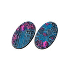 Gamers Grass GGB-AIO90 Battle Ready Bases Alien Infestation Oval 90mm (x2)