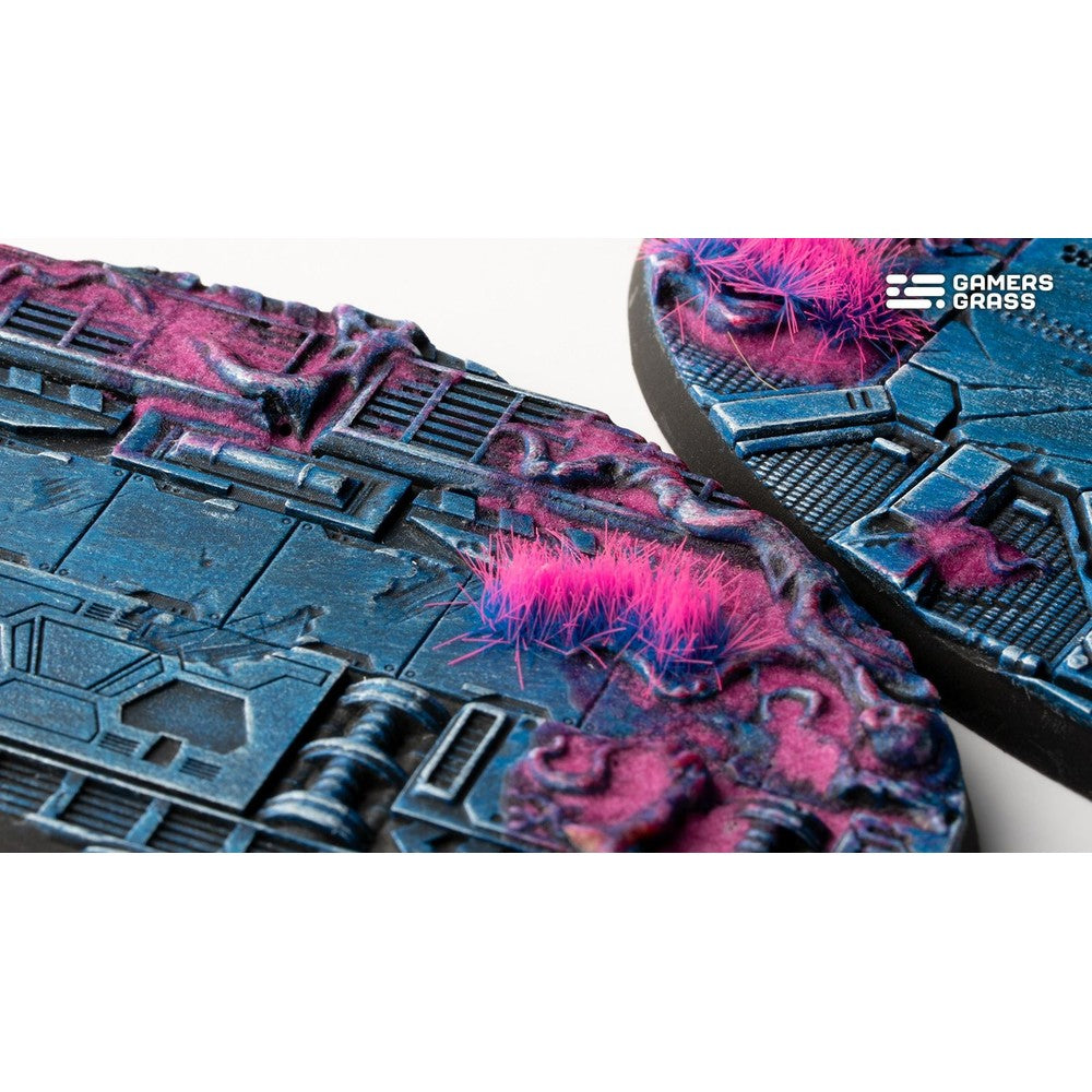 Gamers Grass GGB-AIO90 Battle Ready Bases Alien Infestation Oval 90mm (x2)