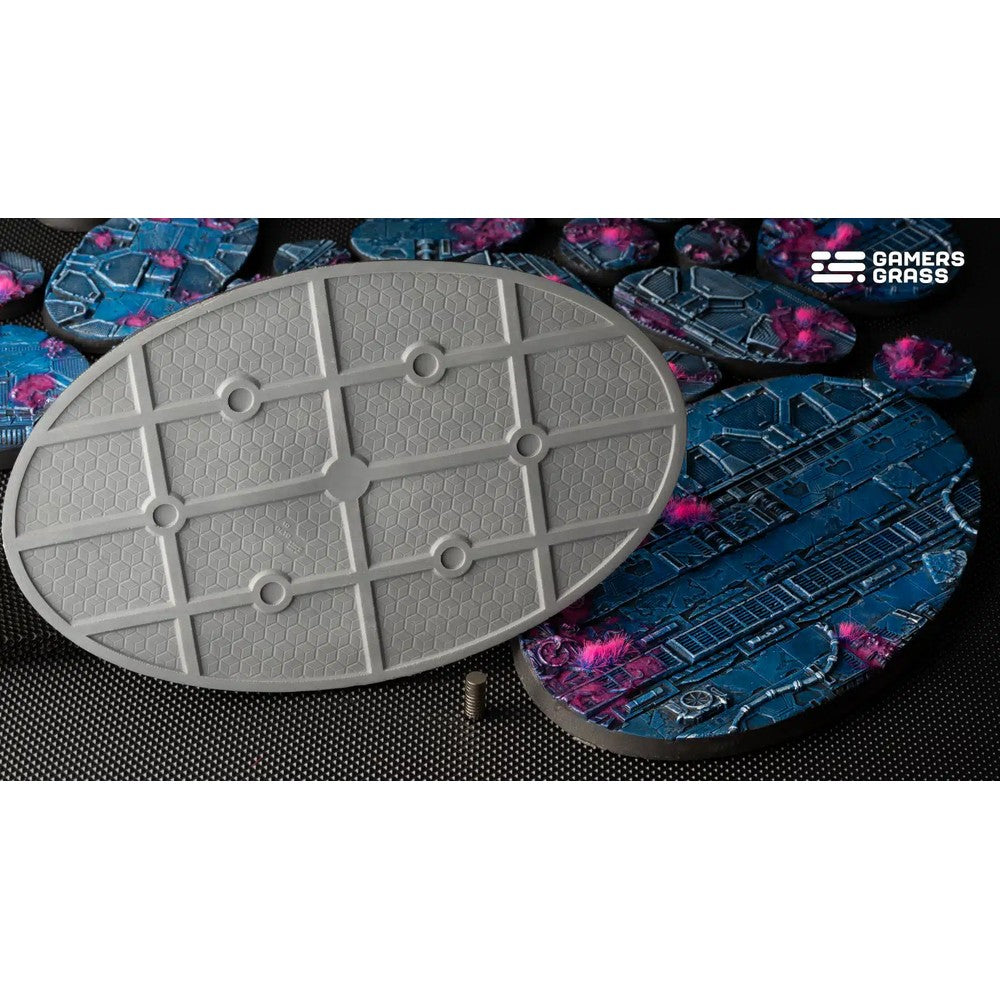 Gamers Grass GGB-AIO170 Battle Ready Bases Alien Infestation Oval 170mm (x1)