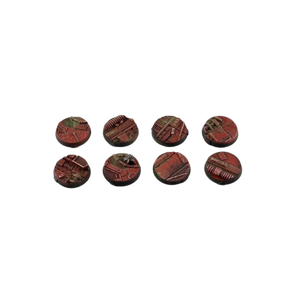 Gamers Grass GGB-NCDR25 Battle Ready Bases Nomad Crew Deck Round 25mm (8x)