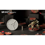 Gamers Grass GGB-NCDR40 Battle Ready Bases Nomad Crew Deck Round 40mm (4x)