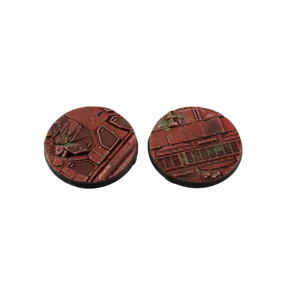 Gamers Grass GGB-NCDR55 Battle Ready Bases Nomad Crew Deck Round 55mm (2x)