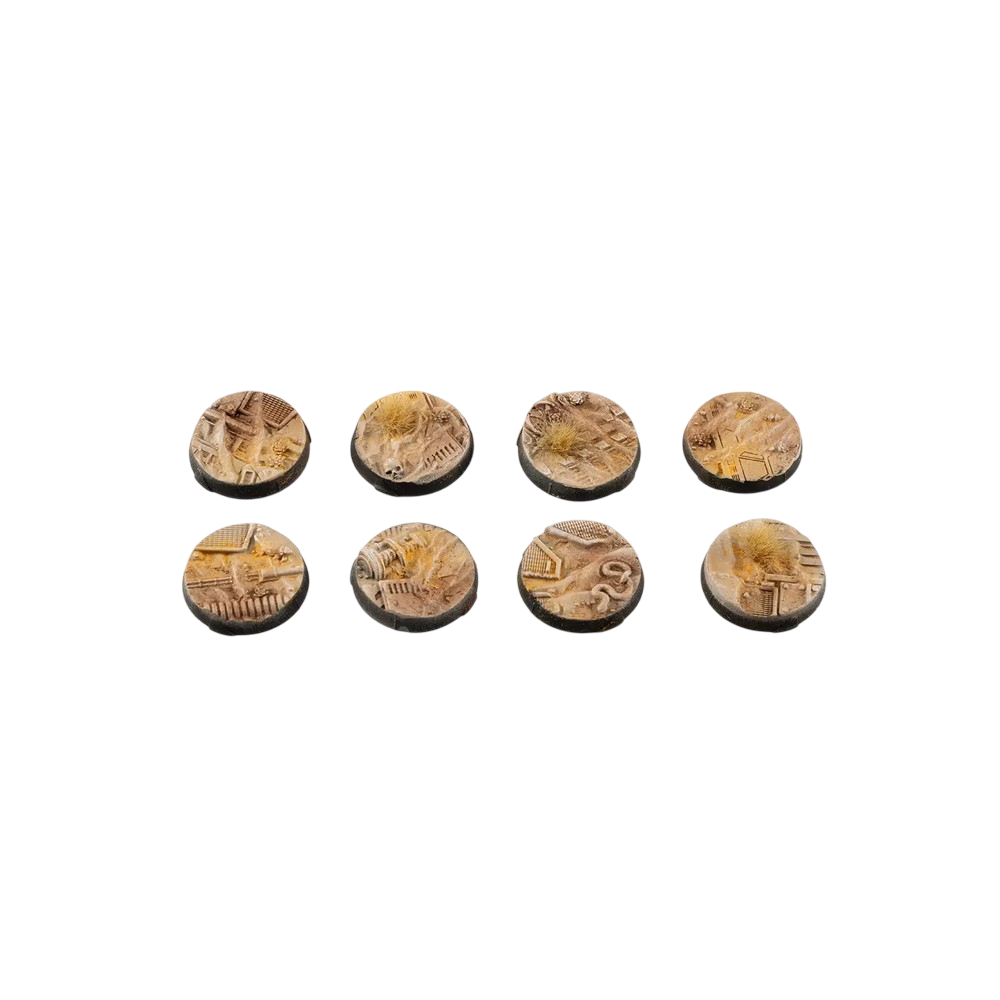 Gamers Grass GGB-DBR25 Battle Ready Bases Dunes of Bourak Round 25mm (8x)