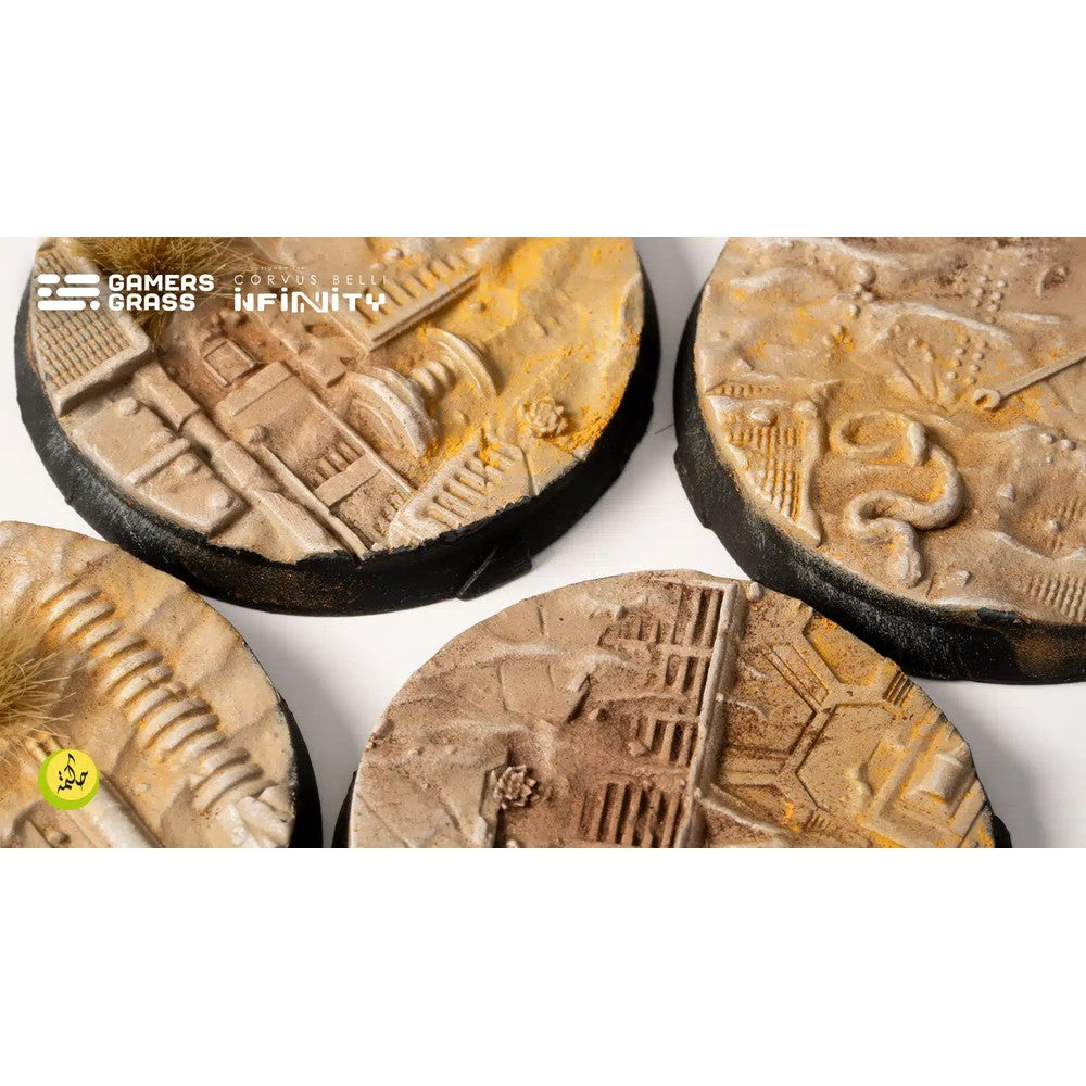 Gamers Grass GGB-DBR40 Battle Ready Bases Dunes of Bourak Round 40mm (4x)