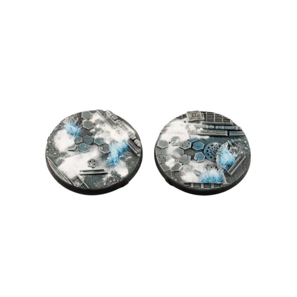 Gamers Grass GGB-SOR55 Battle Ready Bases Svalarheimas Outpost Round 55mm (2x)