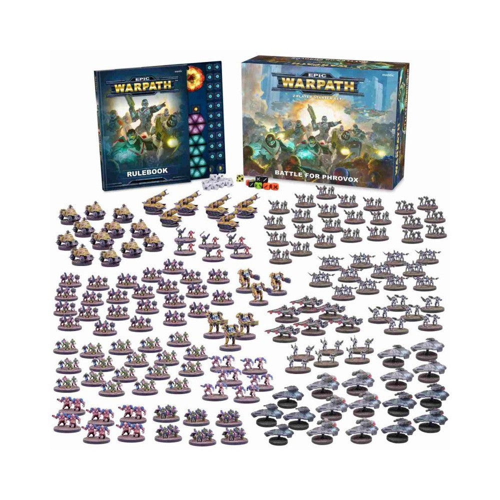 Mantic Games MGEWM103 Epic Warpath 2 player starter set (Battle for Phrovox)