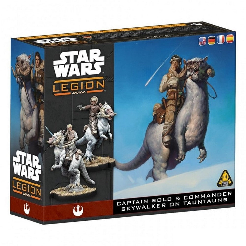Atomic Mass Games SWQ41 Star Wars Legion Captain Solo & Commander Skywalker on Tauntuns