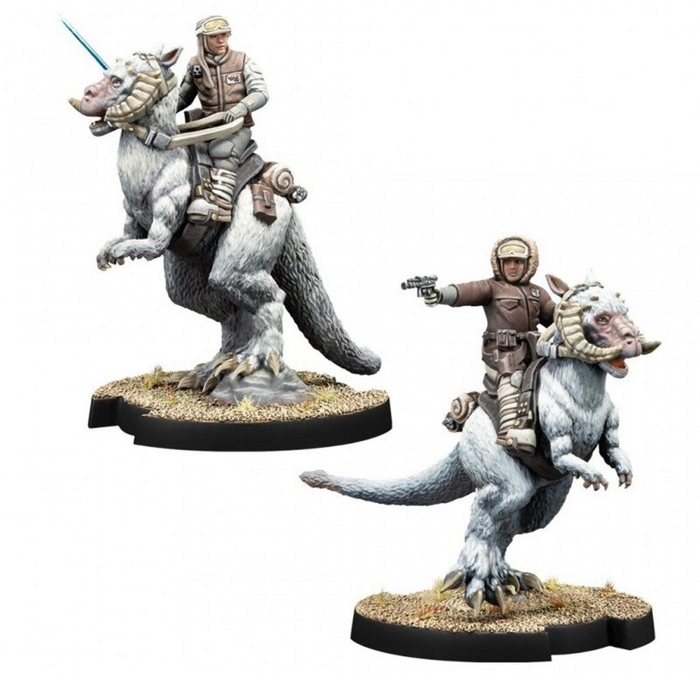 Atomic Mass Games SWQ41 Star Wars Legion Captain Solo & Commander Skywalker on Tauntuns