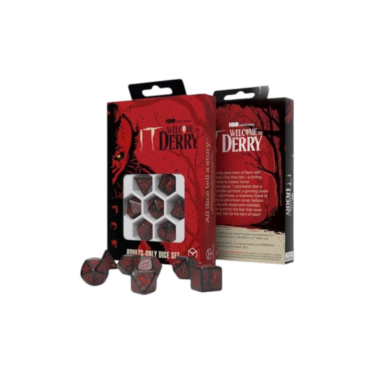 Q Workshop IT/00190166/2025/1/A It: Welcome to Derry Dice Set (9250516369645)