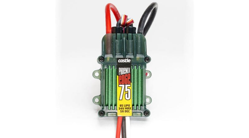 Castle Creations 010010100 Phoenix Edge 75-Amp 34V ESC w/5 Amp BEC - Hobby City NZ