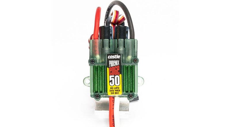 Castle Creations 010010200 Phoenix Edge 50-Amp 34V ESC w/5 Amp BEC - Hobby City NZ