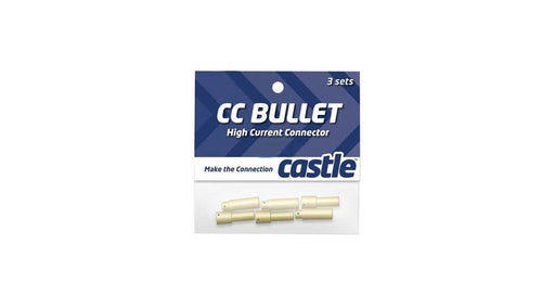 Castle Creations CCBUL553 5.5mm High Current CC Bullet Connector Set - Hobby City NZ