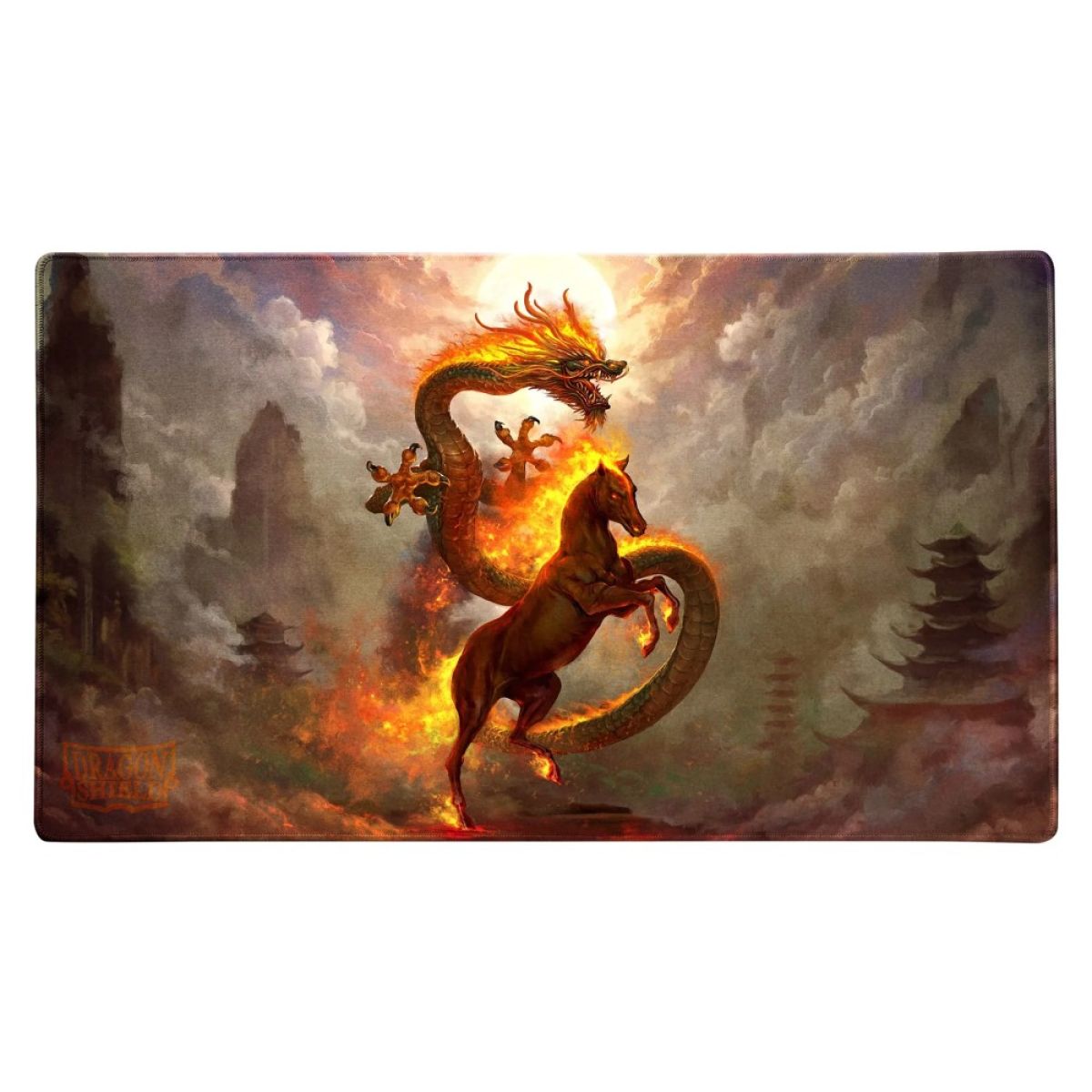 Dragon Shield AT-20526 Playmat + Tube: Fire Horse 2026 (9250454372589)