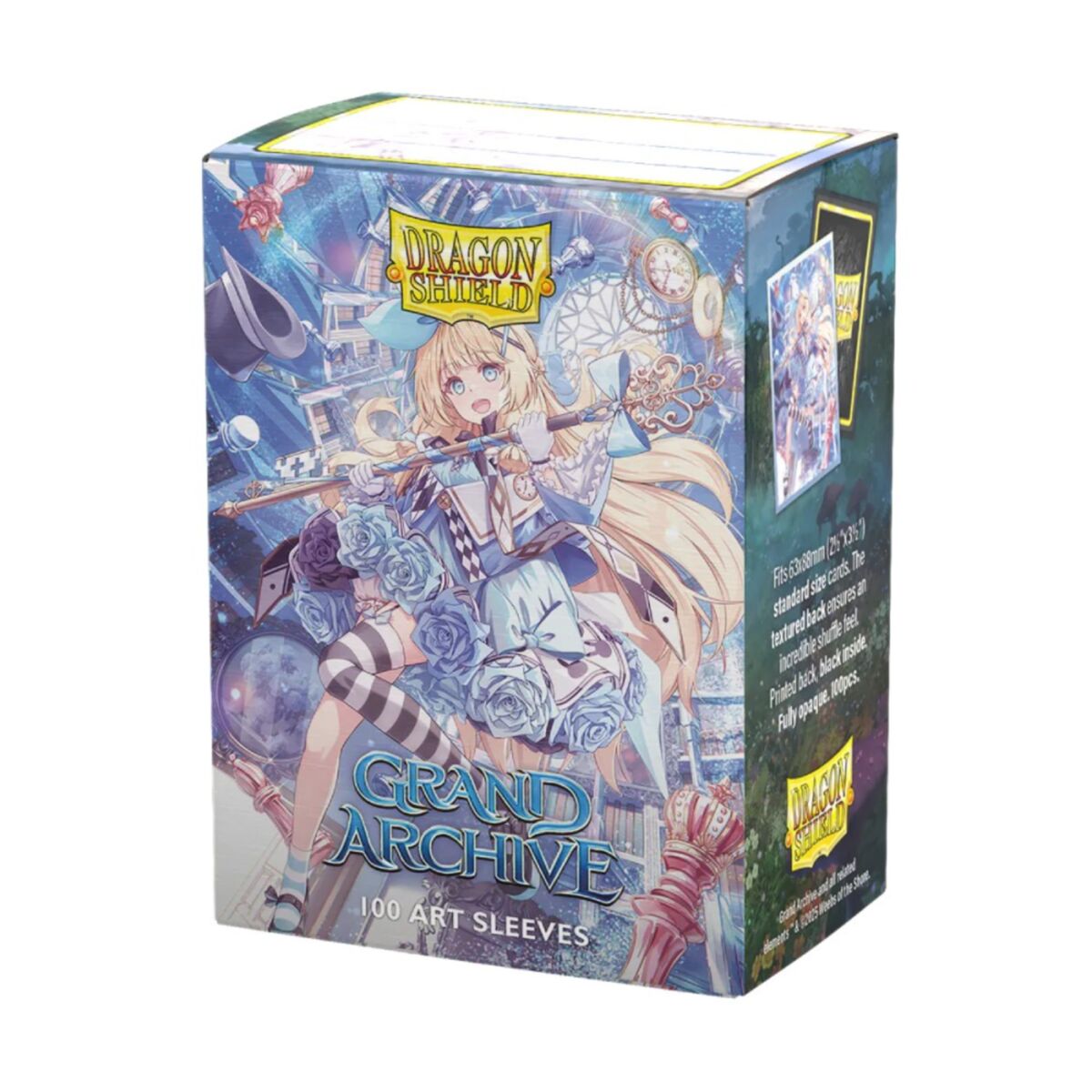 Dragon Shield Sleeves (100) Matte Dual Art Alice, Golden Queen (GATCG) - AT-16169