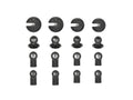 Tamiya 54871 REINF V PARTS FOR TRF DAMPERS (8346777223405)