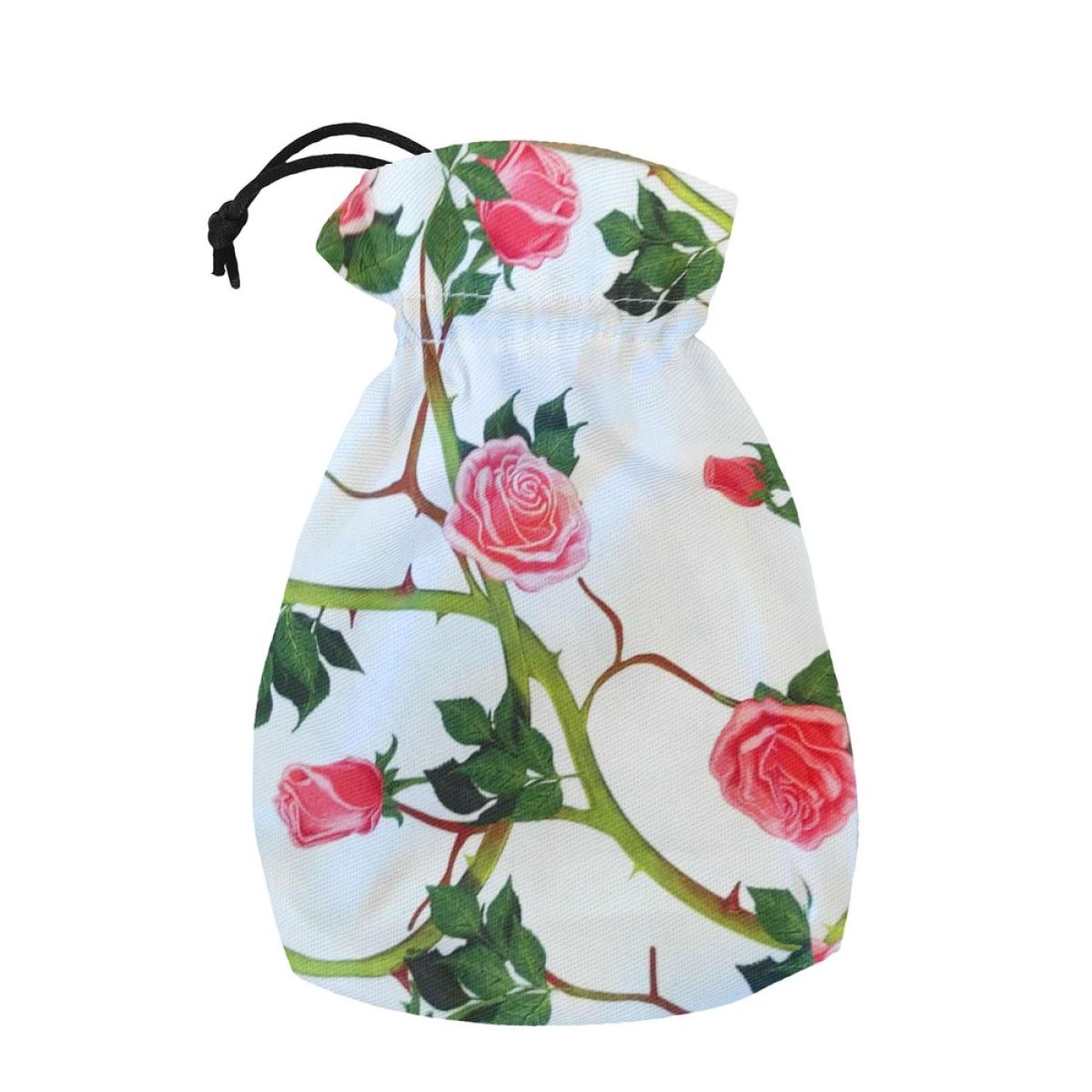 Q Workshop BWSPROSE201 Full Art Dice Pouch: Roses (9250514239725)