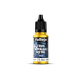 Vallejo True Metallic Metal Base Radiant Yellow 18ml - VJ77122