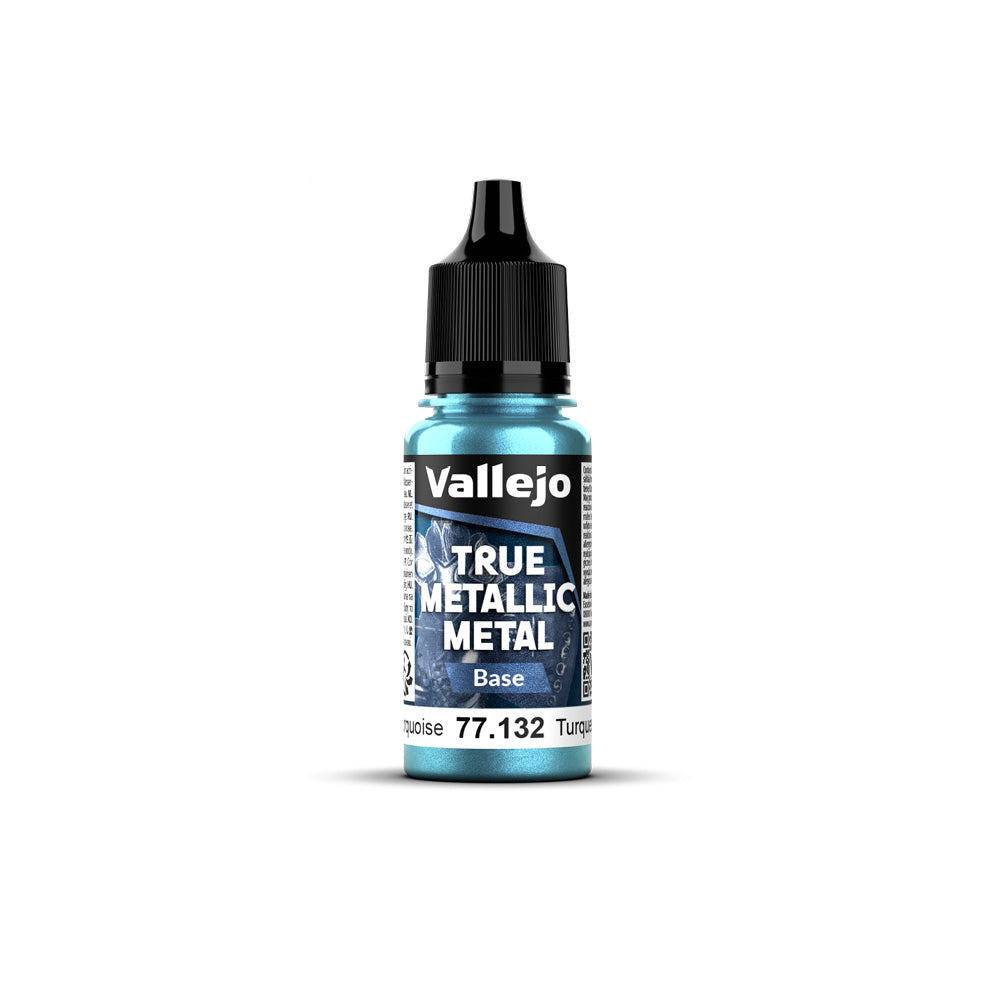 Vallejo True Metallic Metal Base Hydra Turquoise 18ml - VJ77132