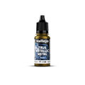 Vallejo True Metallic Metal Base Greenish Gold 18ml - VJ77136