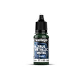 Vallejo True Metallic Metal Shade Beetle Green 18ml - VJ77153