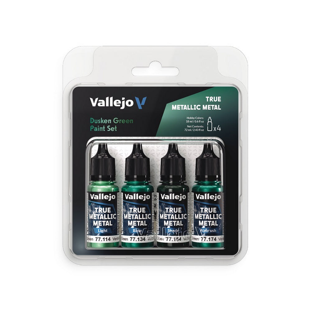 Vallejo Dusken Green Paint Set - VJ77257