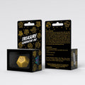 Q Workshop 20VTRG03 Treasure Generator Die: Yellow/Black (9250512142573)