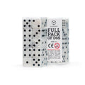 Q Workshop S20602 Full Pack of D6's: Pearl/Black (9250516926701)
