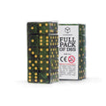 Q Workshop S20603 Full Pack of D6's: Green/Gold (9250517025005)