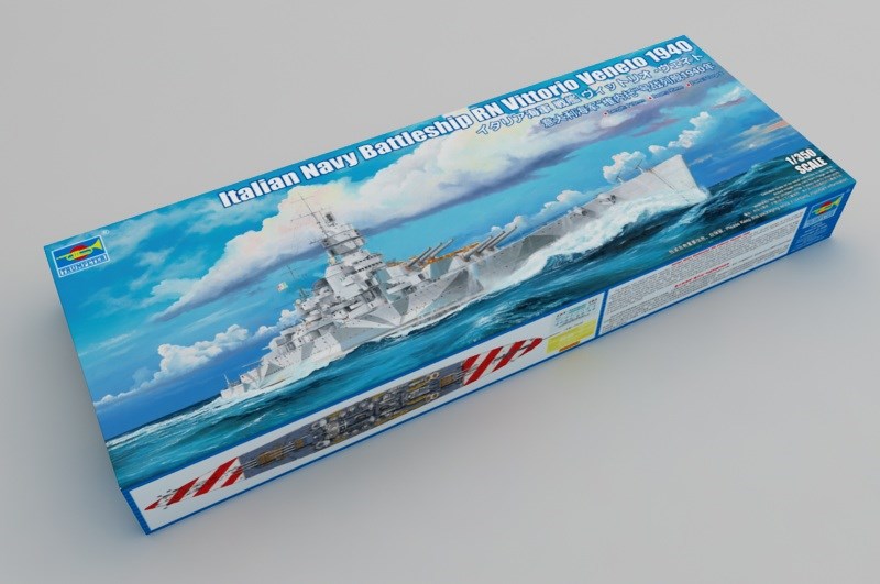 Trumpeter 1/350 Italian Navy Battleship RN Vittorio Veneto 1940