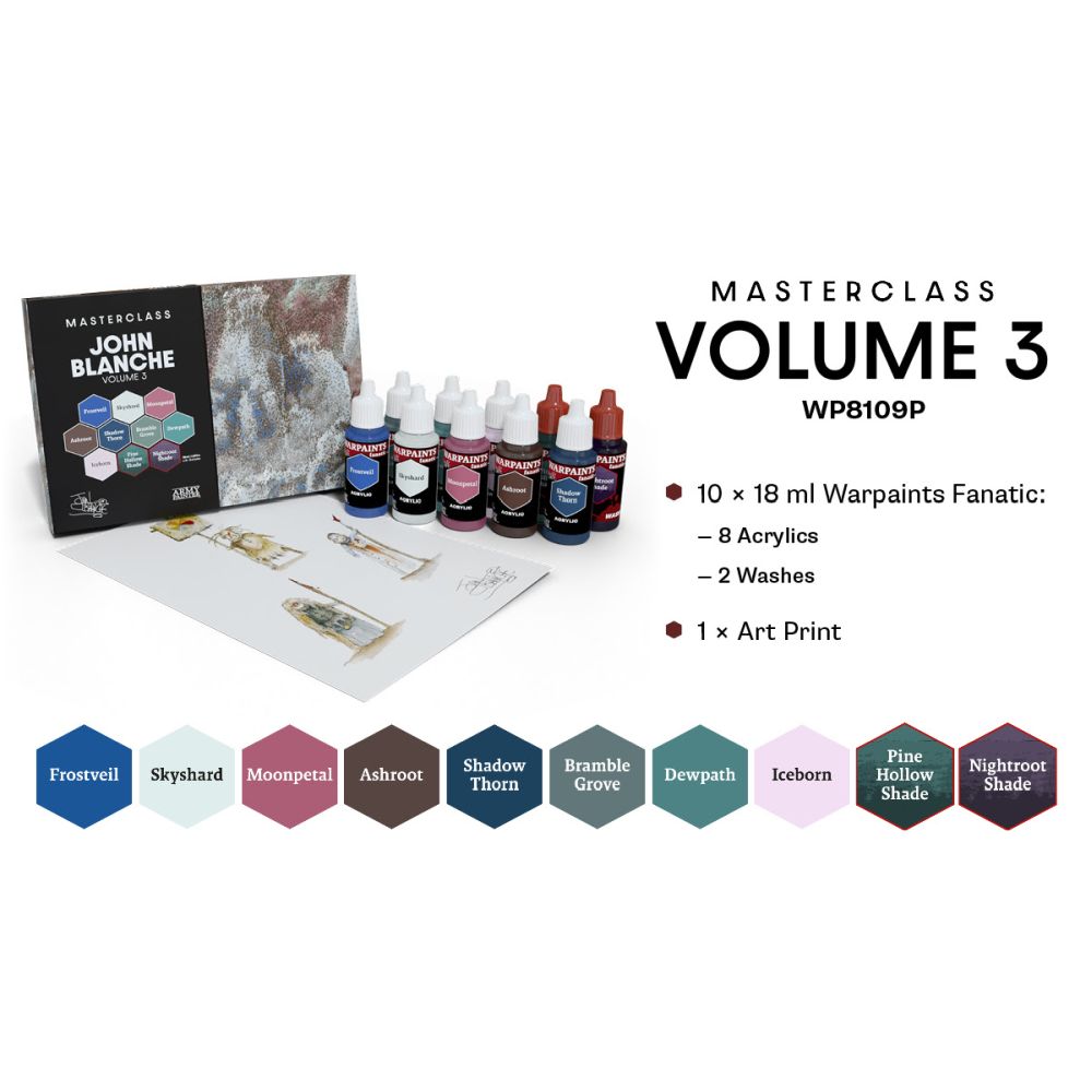 Army Painter Masterclass: John Blanche Volume 3 Paint Set - WP8109