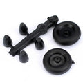 Dubro 12MTW TAIL WHEEL W/RETAINERS 1/2IN MICRO (10908666759)