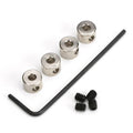 Dubro 138 Dura Collars 3/32 (4) (8255455199469)