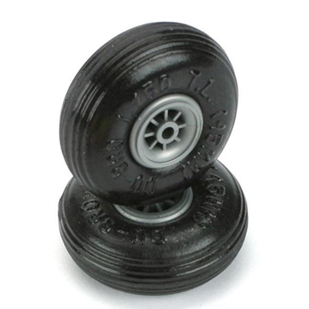 Dubro 175TL 1.75" (44.45mm) Treaded Lightweight Wheels - 1 Pair (10908674503)